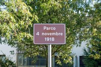 Il parco di via Verdi intitolato al 4 novembre 1918