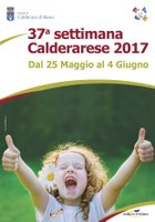 Tutti pronti per la Settimana Calderarese 2017